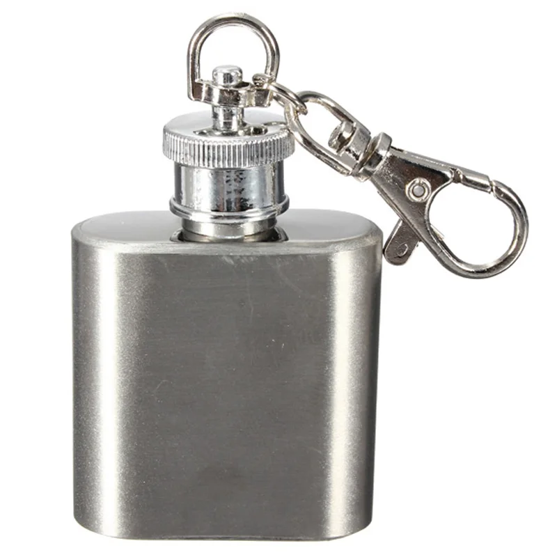 

1oz Portable Whiskey Stainless Steel Hip Flask Stainless 304 Hip Flask 28 ml Flachmann Pocket Metal Small Mini Alcohol Bottle