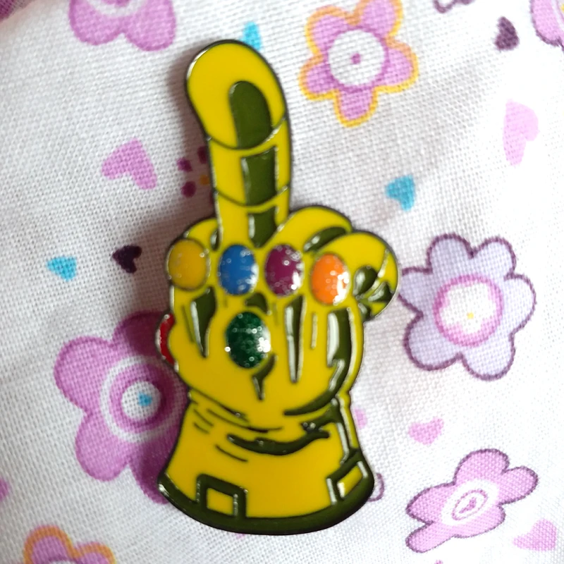 thanos brooch pin