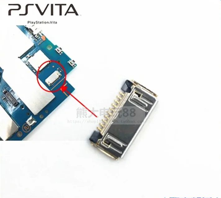 Разъем для игрового автомата «мама» для PS Vita 1000 интерфейс передней и задней камеры слот для карт