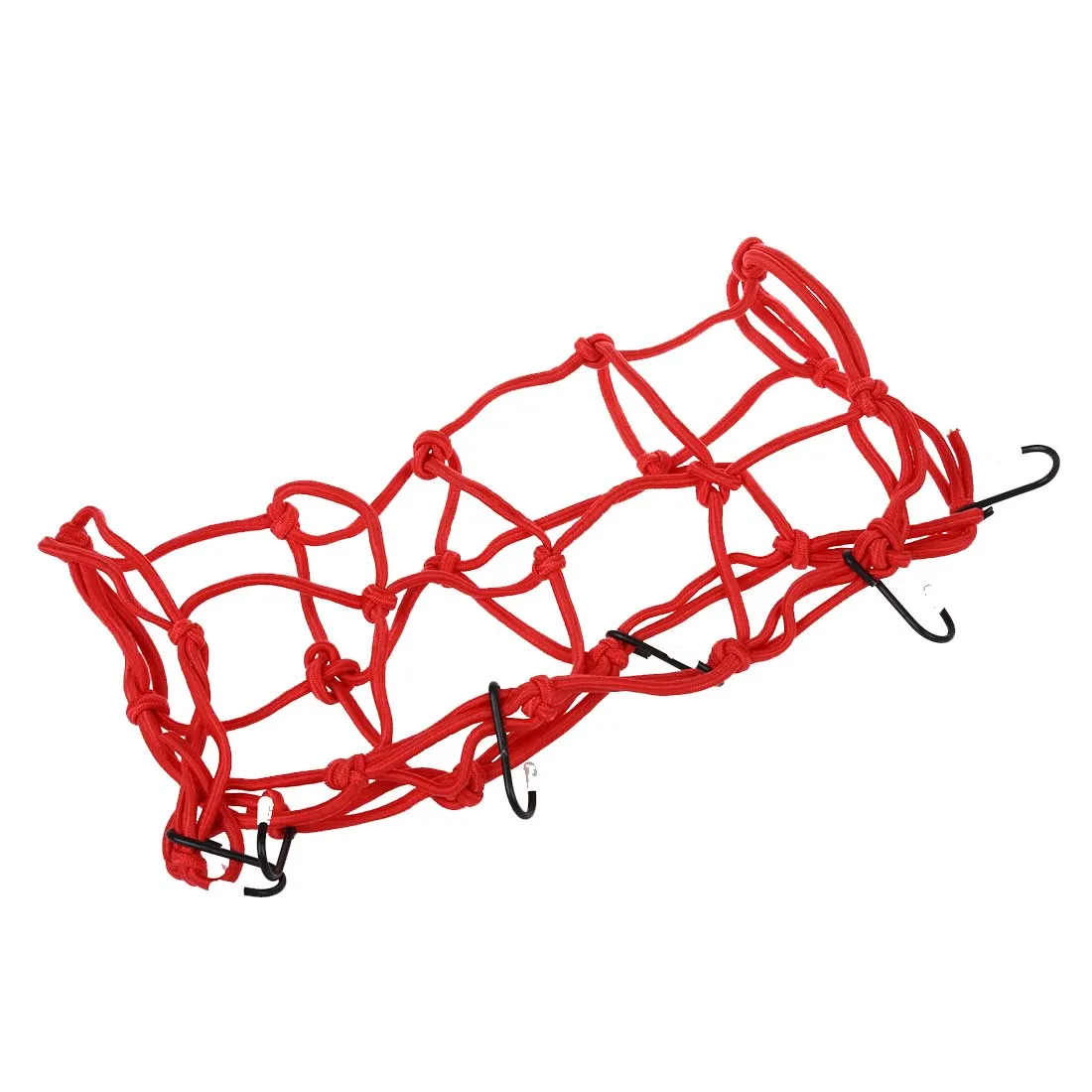 Мотоцикл грузовой 6 крючков держать вниз веб сетка-паук для хранения и переноски Красный