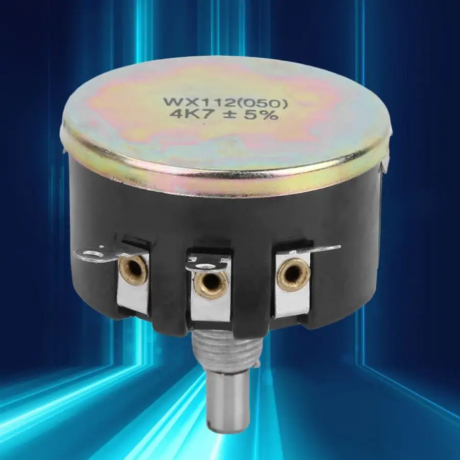 

Single Circle Turn Wire Potentiometer Spiral Wx112(050) 4.7k Power 5w Single Turn Wire Potentiometer