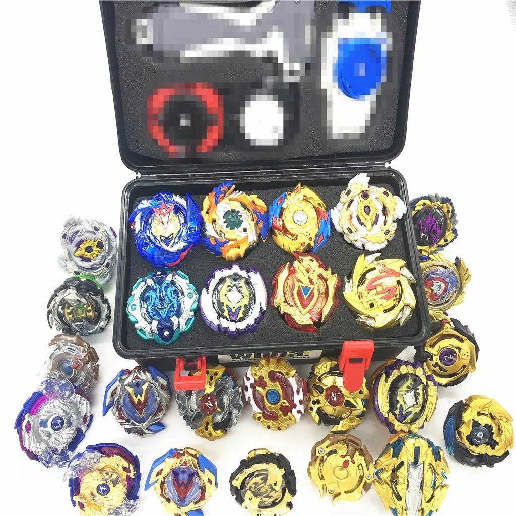 

Blade Burst Set Toys for Children Beybleyd Burst Toys with Storage Newest Version Alloy Toys with Launcher and Handle Bar Gyros