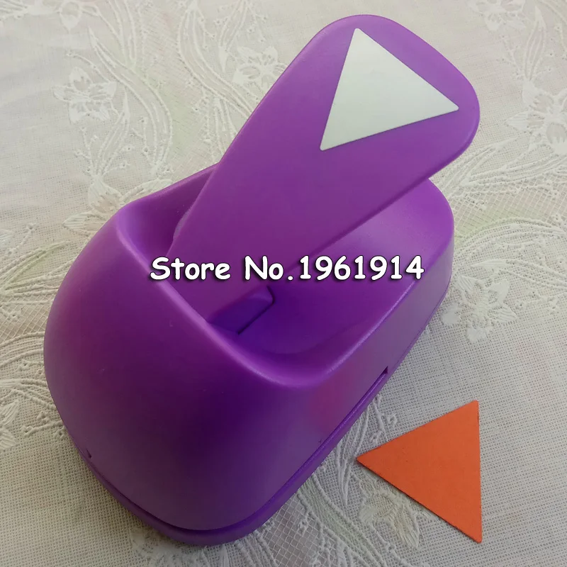 Free Ship 43MM Triangle shaped save power paper/eva craft punch