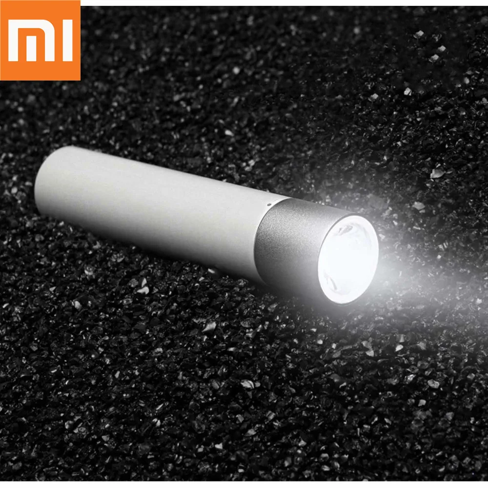 

Original Xiaomi Mi Flash light 11 Adjustable Luminance Modes With Rotatable Lamp Head 3350mAh Lithium Battery USB Charging Port