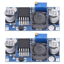 2 pcs LM2596 Step Down Power Module LM2596S DC-DC 3A Adjustable Buck Step-Down Power Converter Module