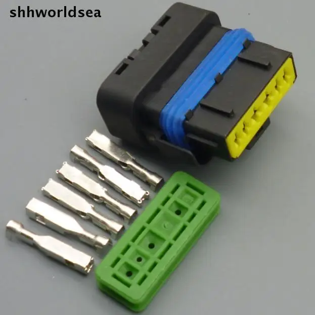 Shhworldsea 20 комплектов 6 Pin Авто подключение клапан масляная вилка насоса