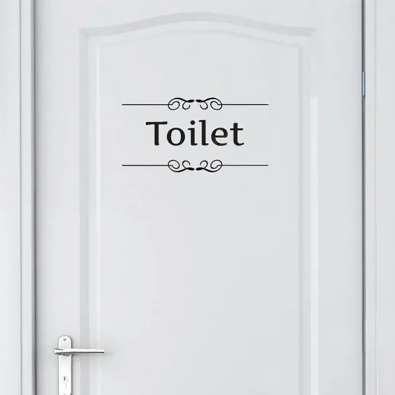 Ванная комната душевая комната Туалет дверь вход знак наклейки декоративные наклейки на стены для магазина офиса дома кафе отеля