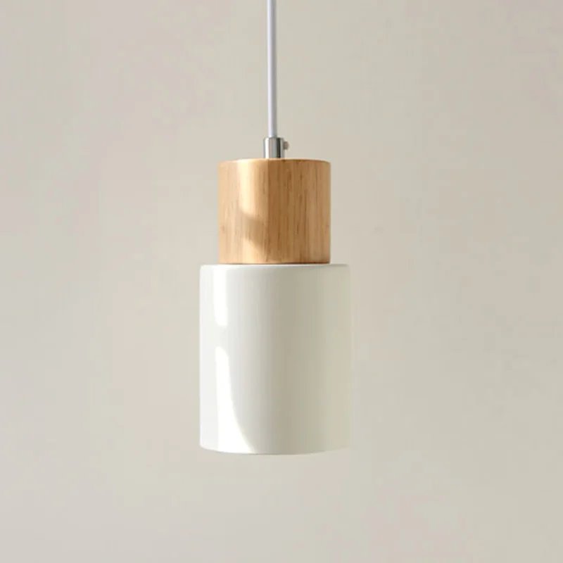 Nordic Suspension Wood Pendant Light Home Lighting Hanging Pendant Lamp LED E27 E26 110V 220V Restaurant Pendant Lights (16)