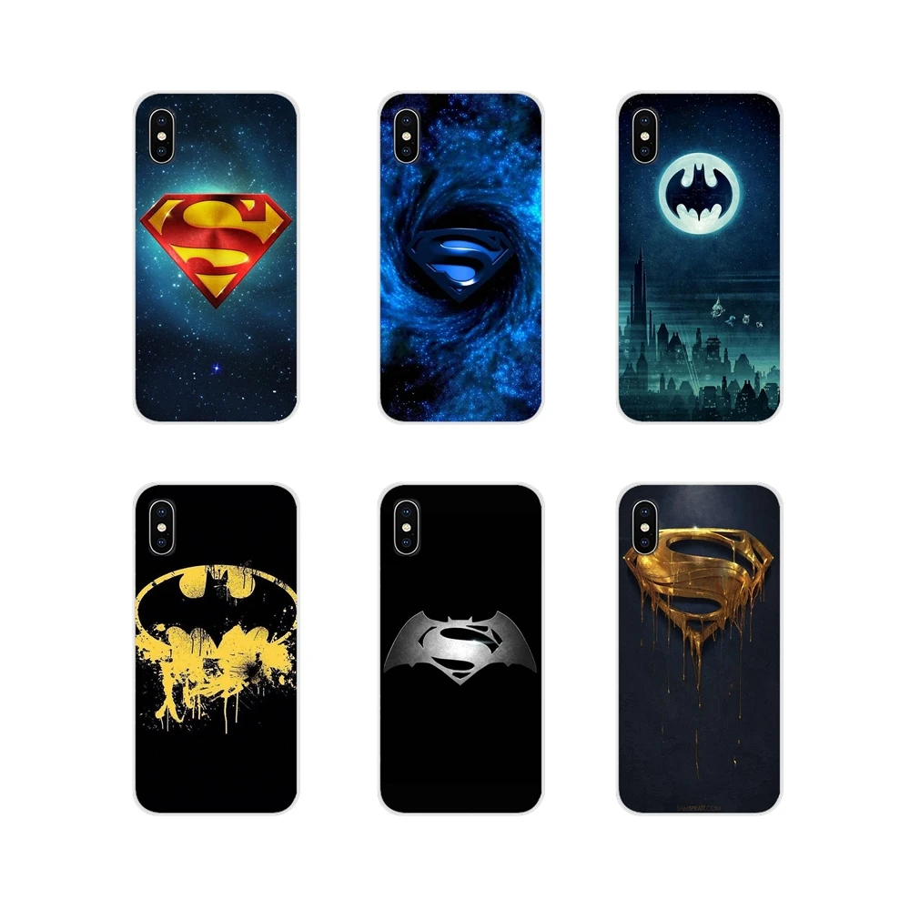 For Xiaomi Redmi 4A S2 Note 3 3S 4 4X 5 Plus 6 7 6A Pro Pocophone F1 Transparent TPU Shell Cases Fashion Logo Batman vs Superman | Мобильные