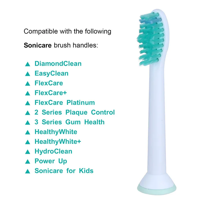 9 шт./3 Pack электрическая зубы Кисточки HX6013 Замена пригодный для Philips Sonicare ProResults/Здоровый Белый/easyclean головки для зубных щёток