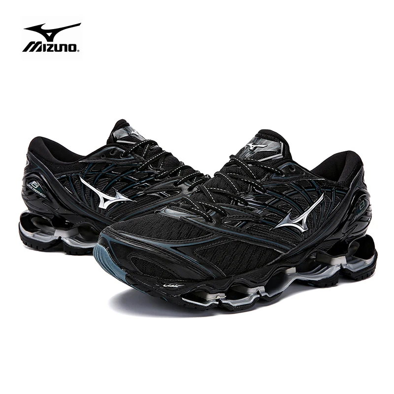 

2019 Hot Mizuno Wave Prophecy 8 Professional Breathable Cushioning Sport Red Black Basketball Shoes LightWeight Men Sneakers