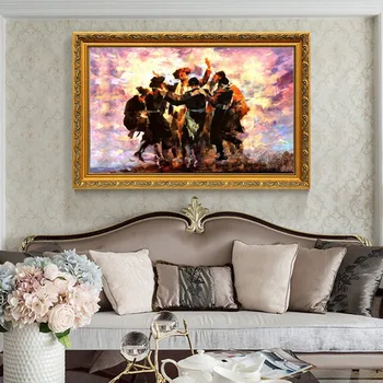 

Frameless Hand Painted Oil Painting On Canvas Wall Pictures For Home Living Room Decor