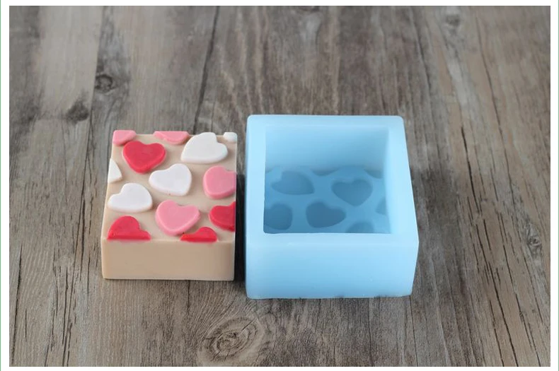 Продукт! 1 шт много маленьких любовь(R0230) силиконовые формы для мыла ручной работы DIY прессформы