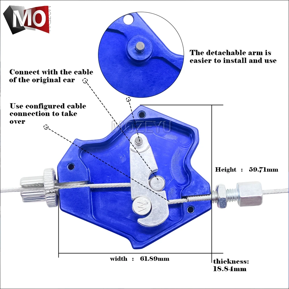 Мотоцикл CNC трюк сцепления Рычаг простая кабельная система для CR CRF CRM YZ 65 80 85 125 150 230 250 426 450 R RX X F L AR M FX