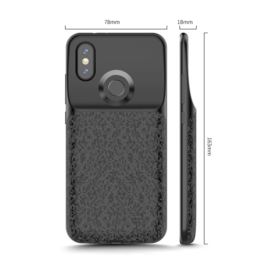 Чехол NTSPACE для внешнего аккумулятора Xiaomi Mi 6X чехол с аккумулятором 4700 мАч