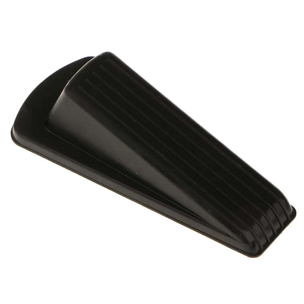 Rubberish Door Stop Doorstopper Interior Floor Doorstop Door Jammer Door Catcher Brown/Black/White