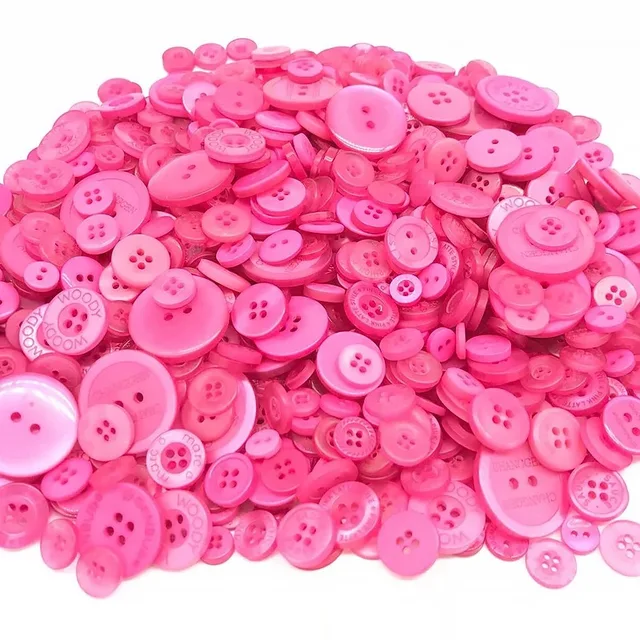 50Gram  Mix size wooden buttons For Scrapbook Crafts DIY Baby Children Clothing Sewing Accessories BN0625