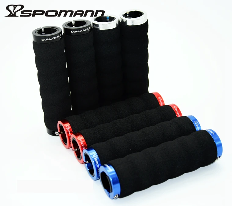 SPOMANN MTB Bike Handlebar Grips Ergonomic Soft Durable Foam Sponge