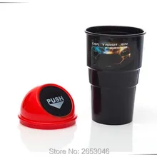 Автомобильный Стайлинг 9,8*20*6,7 см мини круглый автомобильный мусорный ящик для мусора для Fiat Punto EVO abarth 500 500L культ Браво Croma Stilo аксессуары