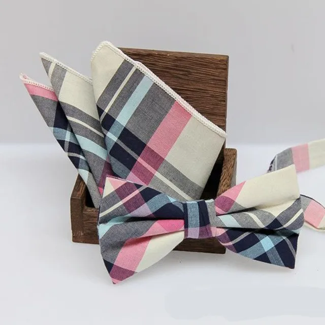 2016-Coton-Arc-Cravates-pour-Hommes-Costume-Plaid-Bowtie-Mouchoir-Ensemble-De-Mariage-Jacquard-Poche-Carr%C3%A9.jpg_640x640
