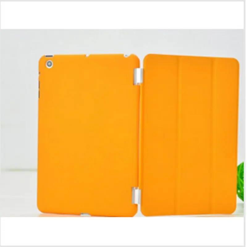 

2016 Case For Apple ipad 6 Rubberized hard case protective back cover +smart cover front case skin free shipping