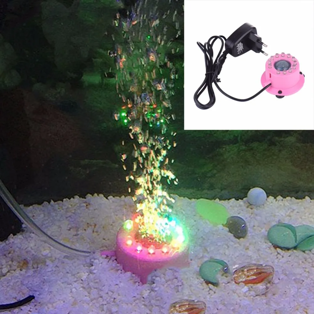 

Hot Sale Aquarium Fish Tank LED Light Submersible Waterproof Colorful Air Bubble Lamp Aquarium Decorations Air Bubbles Stone