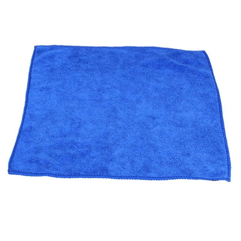 5 piezas Auto lavado de coches Toalla de microfibra automóvil Limpieza en seco paño absorbente Limpieza Automovil polaco cera limpiar trapos 30*30 cm