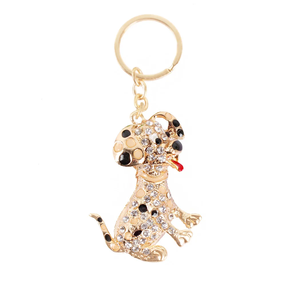 

Dog Poodle Cute Crystal Charm Purse Handbag Car Key Keyring Keychain Party Wedding Birthday Gift