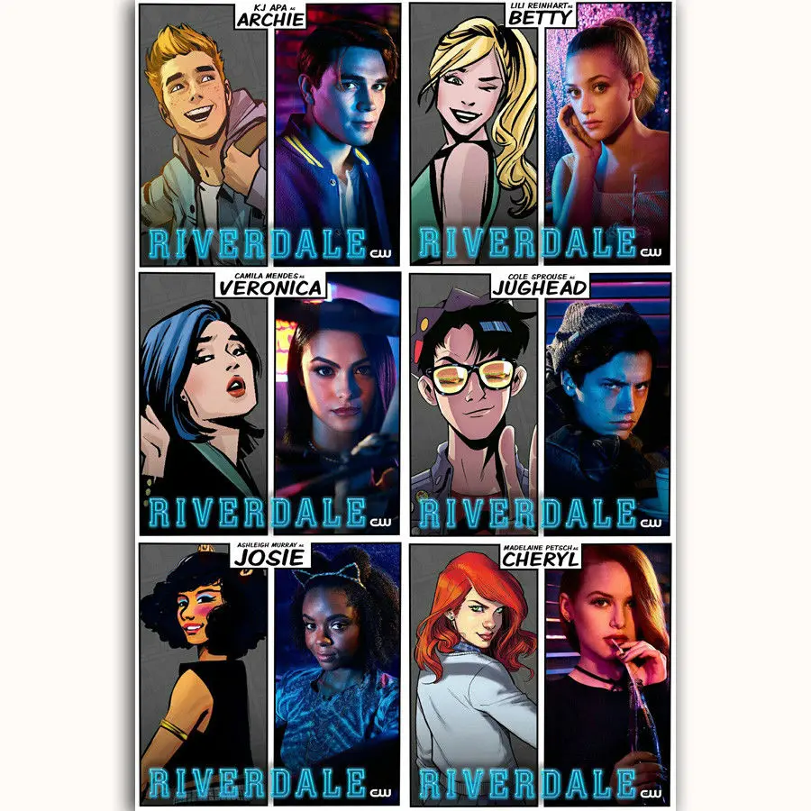 RIVERDALE JUGHEAD TV SHOW Art Silk Poster 12x18 24x36