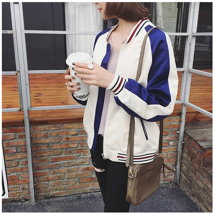 

Carol Diaries Women Baseball Jacket Casacos Femininos Preppy College Jackets Bomber Jacket 2018 New Autumn Coats Basic Outwear