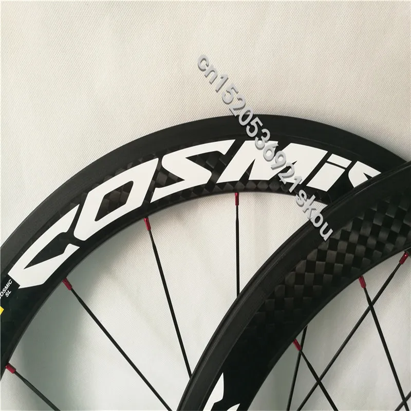 Best 2018 COSMIC PRO Full Carbon Road Wheels,CARBON SL C/T 700C Bicycle Carbon Wheels Carbon Fiber Bicycle Wheels Tubular Clincher 0