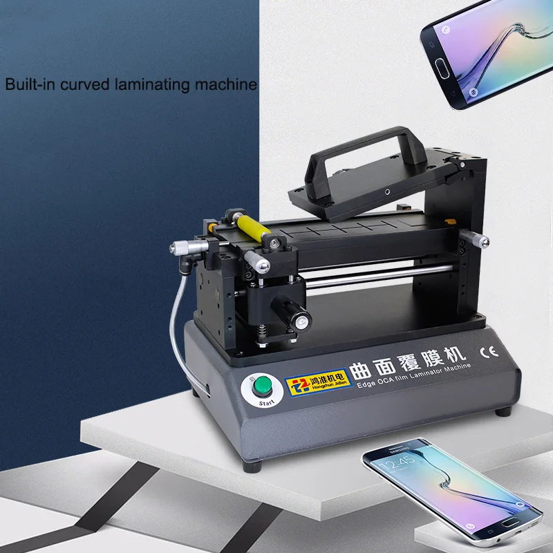  Edge OCA Film Laminator Machine LCD Polarizer Machine for iPhone Samsung LCD Repair Curved Screen O