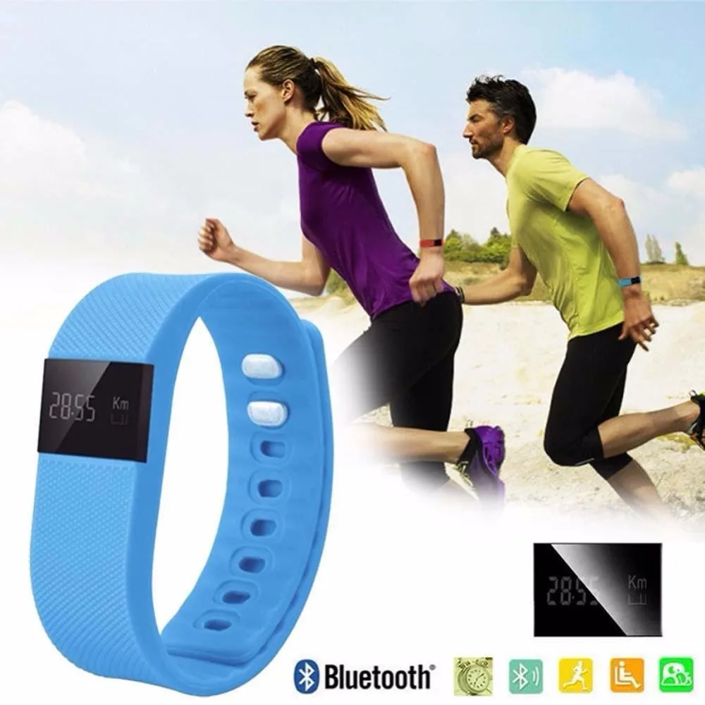 Free Shipping TW64 Bluetooth SmartWatches Braclet Sports Wrist Band FitnessTracker Pedometer Fitness Watch