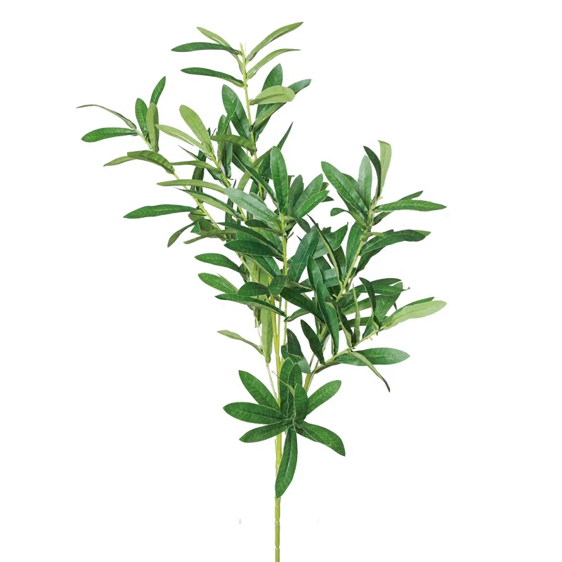New Artificial European Olive Tree Branches With Olive Leaves For Home