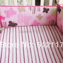 4 шт. детские кроватки Детская кроватка постельных принадлежностей одеяло Бампер Лист 4 предметов