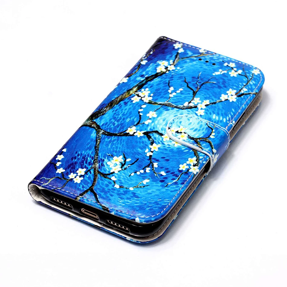 Flip Leather Wallet Cover For Samsung Galaxy S8 S9 Plus Case For iPhone XS Max 5S SE 6S 7 8 Plus X Funda For iPod Touch 5 6 B06