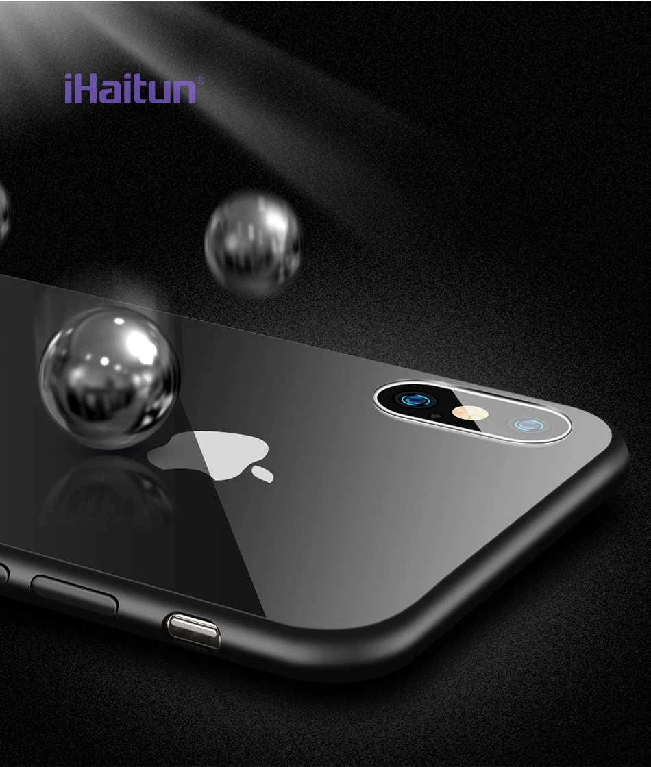 iHaitun Luxury Shock Proof Case For iPhone XS MAX XR X Cases Ultra Thin Soft Side Transparent For iPhone X 10 XS MAX Drop Cover