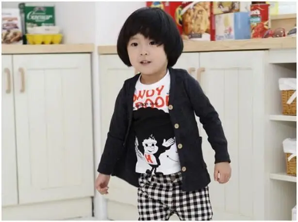Hot & New Autumn Spring cotton boys girls cardigan children outwear boys sweater girls coat