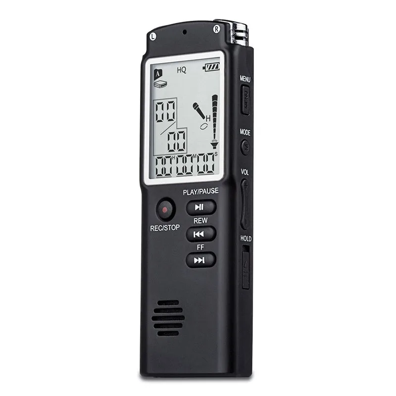 8GB Original High-Quality Digital Audio Voice Recorder a key lock screen Telephone Recording Real Time Display with MP3 Player 8GB Original High-Quality Digital Audio Voice Recorder a key lock screen Telephone Recording Real Time Display with MP3 Player