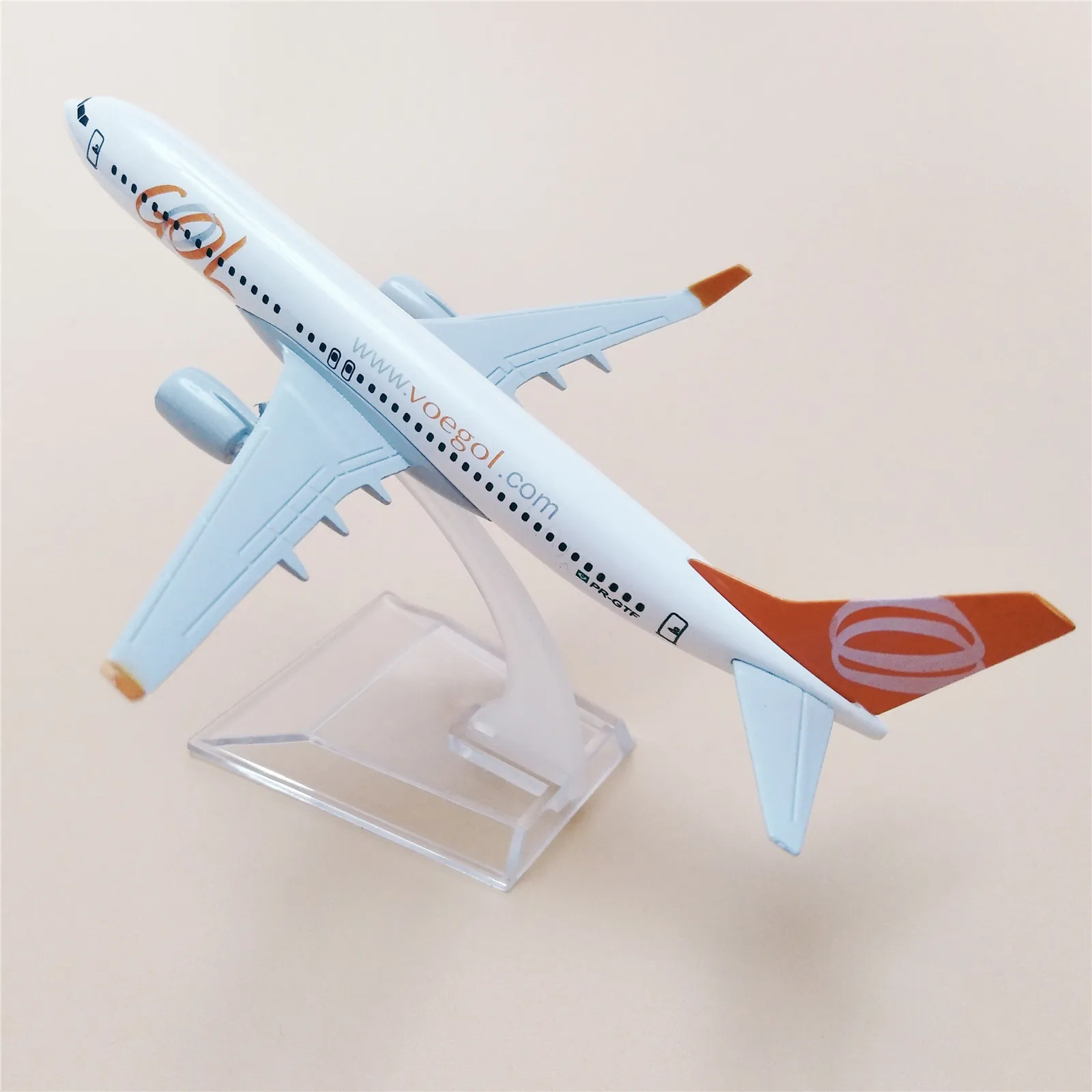 

16cm Air Brazil Voegol GOL Boeing 737 B737 Airlines Plane Model Alloy Metal Diecast Model Airplane Aircraft Airways Gift