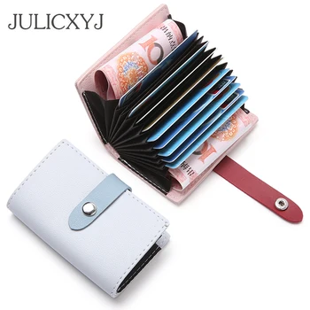 

JULICXYJ Women Men Female Card Holder Passport Cover Hasp ID Credit Bank Business Cards Wallet Case Organizer Driver's License