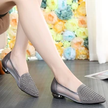 Женская обувь на плоской подошве красивые Tideway со стразами острый носок Марли женская обувь Пояса из натуральной кожи удобная обувь на плоской подошве размеры 26–61