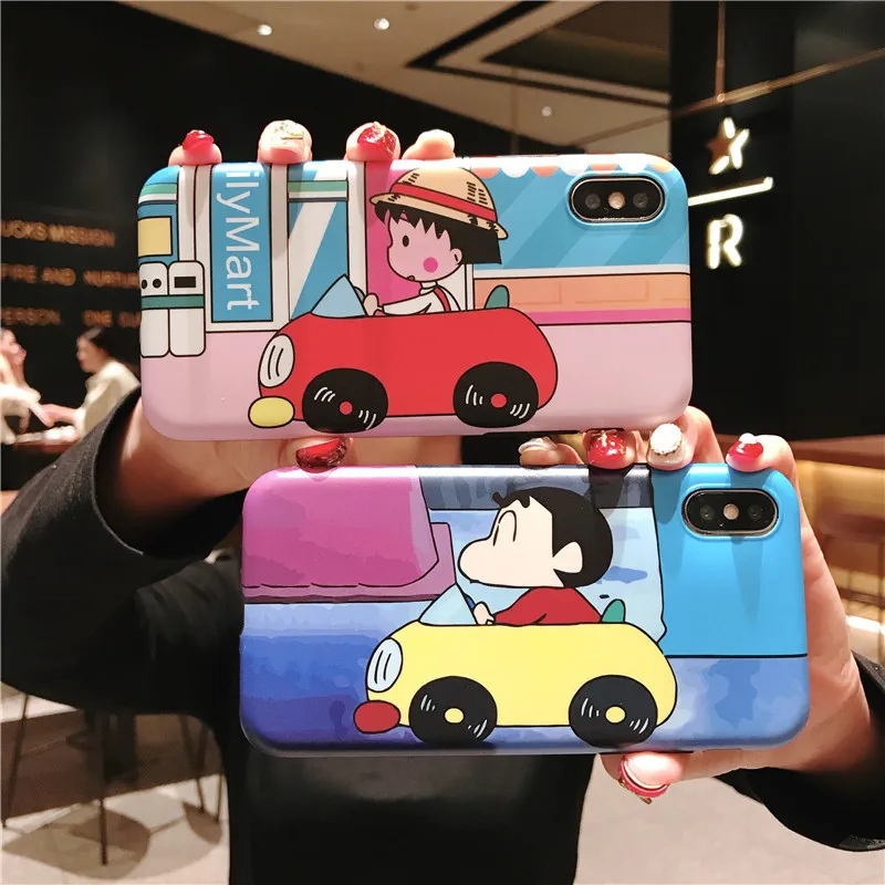 Cartoon Crayon Shinchan Case For iPhone 8 8plus 7 7 Plus
