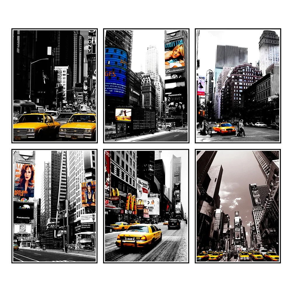 

Modern City Street Landscape Diamond Embroidery Painting DIY Scenic Mosaic Cross Stitch Diamond Picture Full Drill Round Diamond