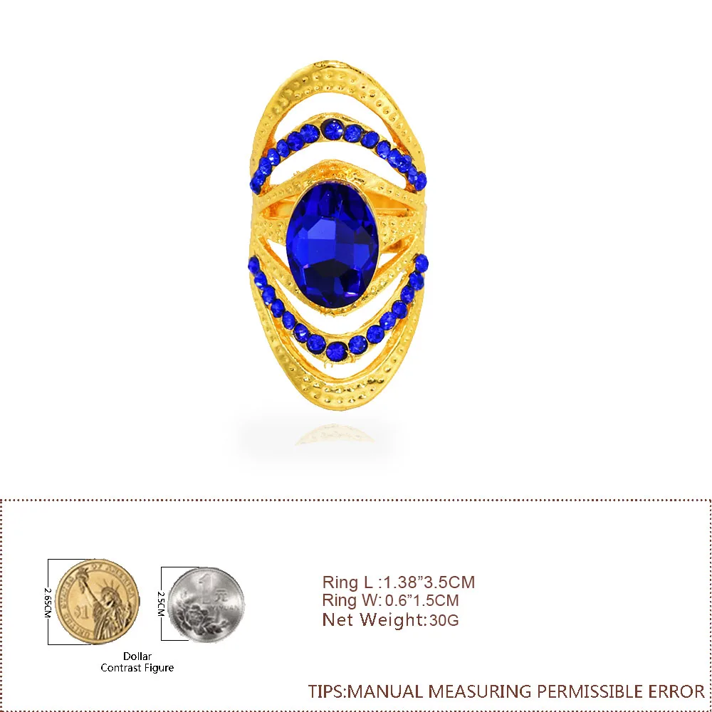 Женское кольцо в эфиопском стиле 7 цветов|big ring|ring goldgold color |