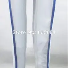 Потому убить ла убить Мако Mankanshoku ботинки для костюмированной вечеринки обувь Высокие сапоги для девочек белый с крыльями