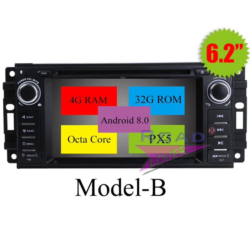 Cheap TOPNAVI 4G+32GB New Android 8.0 Octa Core Car DVD Player Auto Audio For Jeep Commander Grand Cherokee Stereo GPS Navigation MP3 9