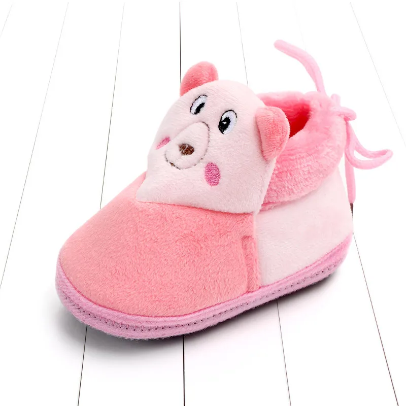 Indoor First Walkers Baby Shoes Cotton Anti-slip Booties Winter Wammer Baby Girl Boy Shoes Newborn Slippers Footwear Booties (3)
