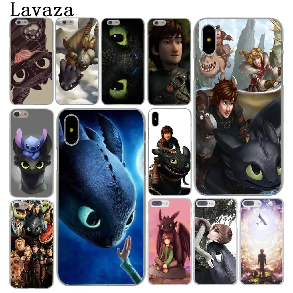 Lavaza Toothless Train Your Dragon Hard Phone Case for iPhone XR X XS 11 Pro Max 10 7 8 6 6S 5 5S SE 4S 4 Cover | Мобильные телефоны