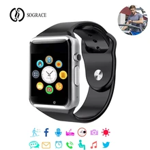 

Sograce Bluetooth A1 Smart Watches Relogio Android Smartwatch Phone Call SIM TF Camera for IOS iPhone Samsung HUAWEI VS Y1 Q18
